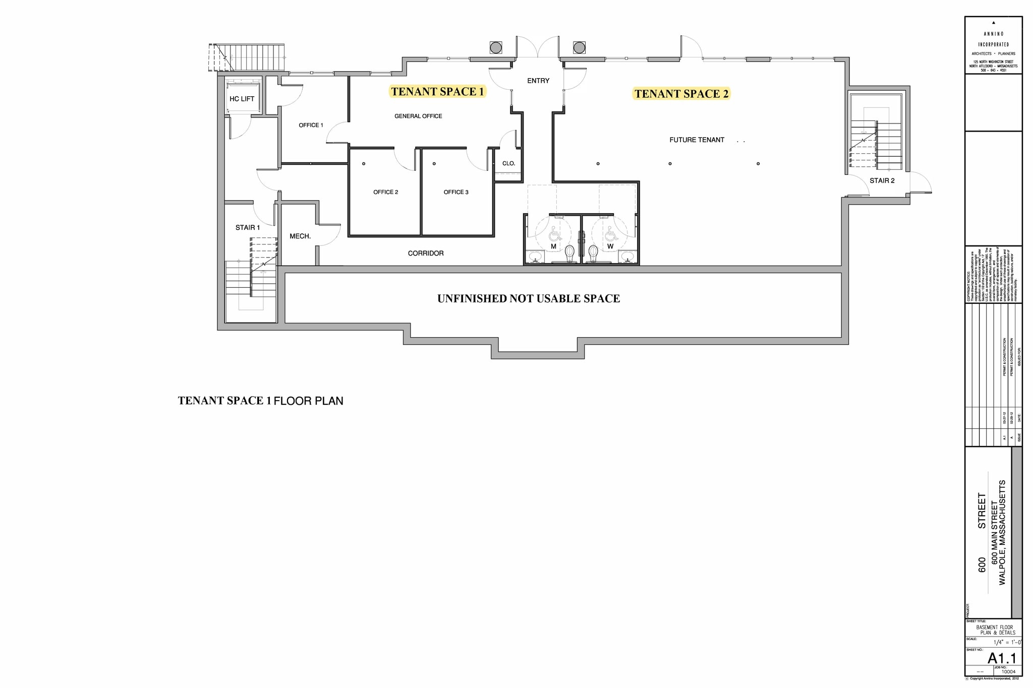 600 Main St, Walpole, MA for lease Floor Plan- Image 1 of 1