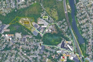 70 Houghton St, Providence, RI - AÉRIEN  Vue de la carte - Image1