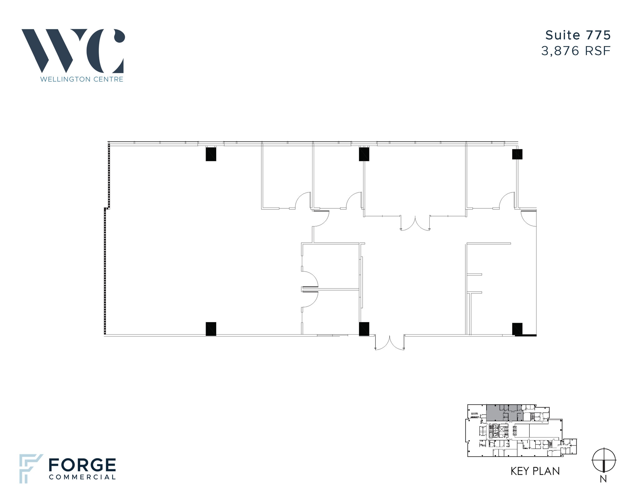 14643 N Dallas Pky, Dallas, TX à louer Plan d’étage- Image 1 de 1