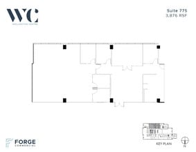 14643 N Dallas Pky, Dallas, TX à louer Plan d’étage- Image 1 de 1