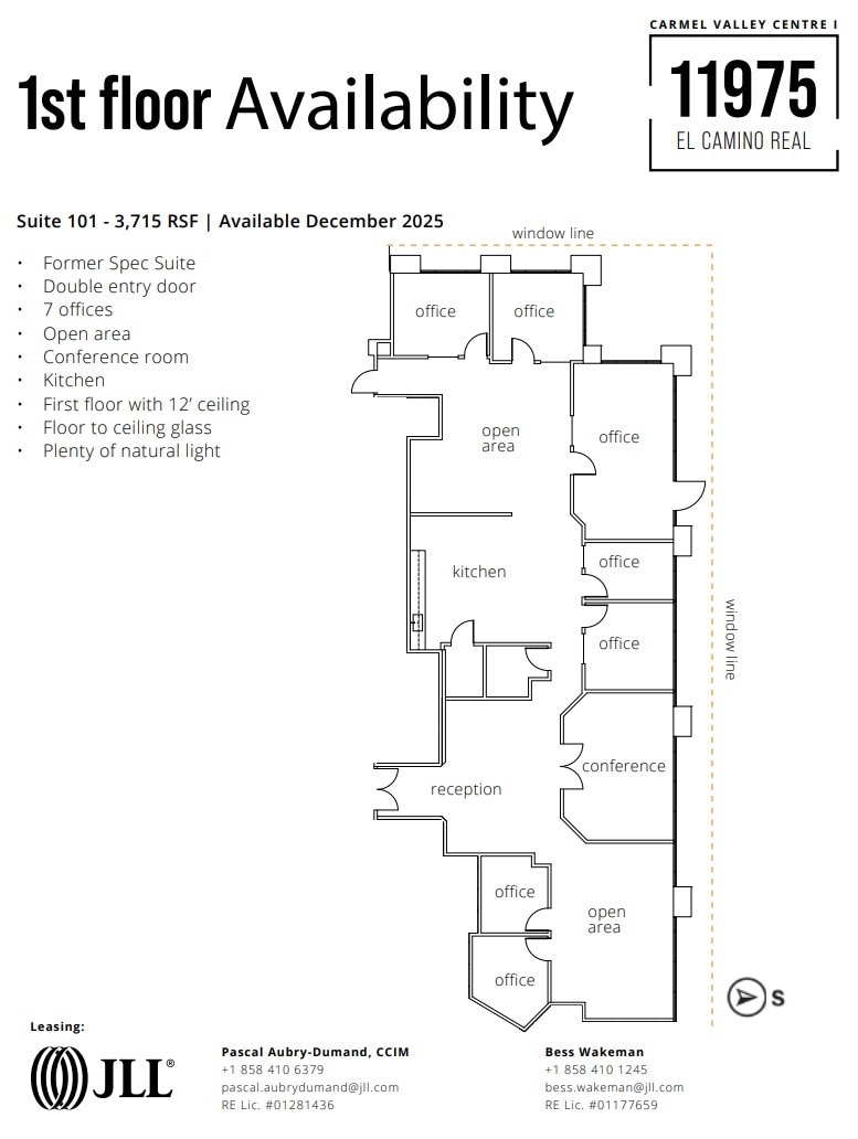 11975 El Camino Real, San Diego, CA for lease Floor Plan- Image 1 of 1