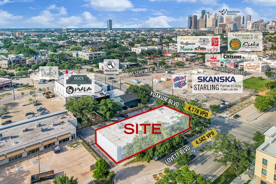 1110 Lovett Blvd, Houston, TX à vendre - Photo du bâtiment - Image 3 de 16