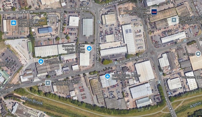 Alphin Brook Rd, Exeter for lease - Aerial - Image 2 of 2