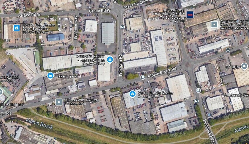 Alphin Brook Rd, Exeter à louer - Aérien - Image 2 de 2