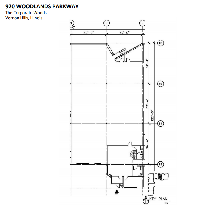 950-990 Corporate Woods Pky, Vernon Hills, IL for lease Floor Plan- Image 1 of 1