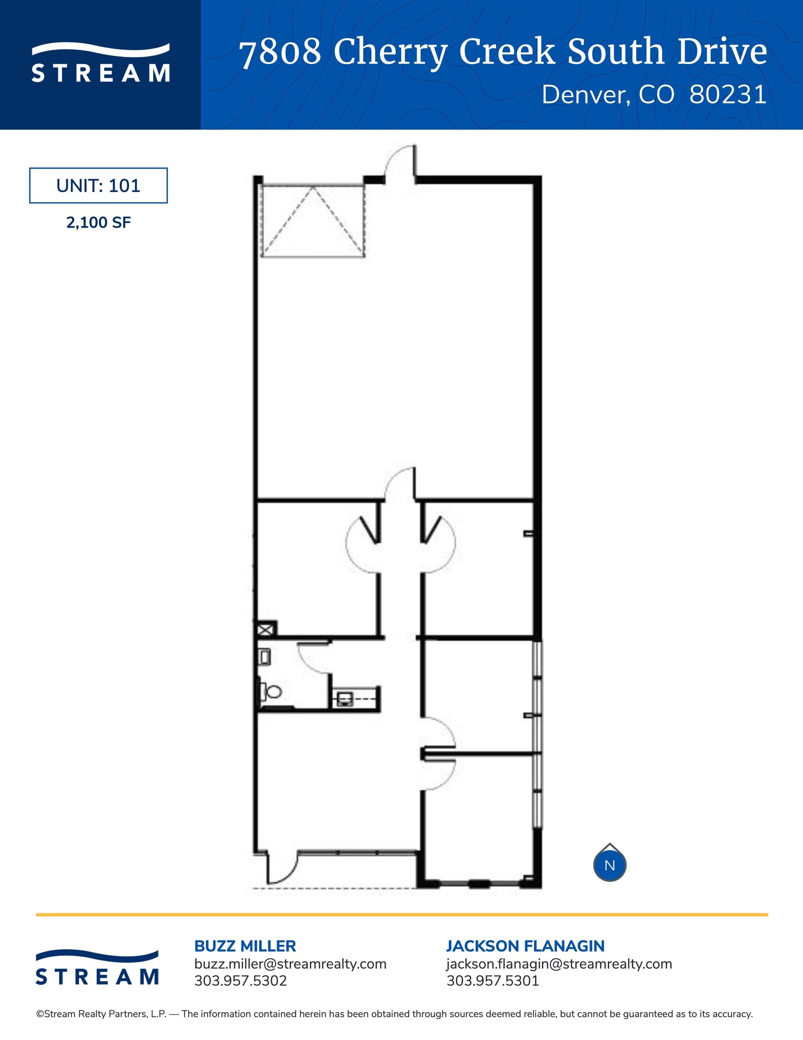 7808 E Cherry Creek South Dr, Denver, CO à louer Plan de site- Image 1 de 1