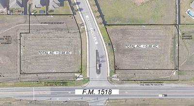 FM 1518, Schertz, TX - AERIAL map view - Image1