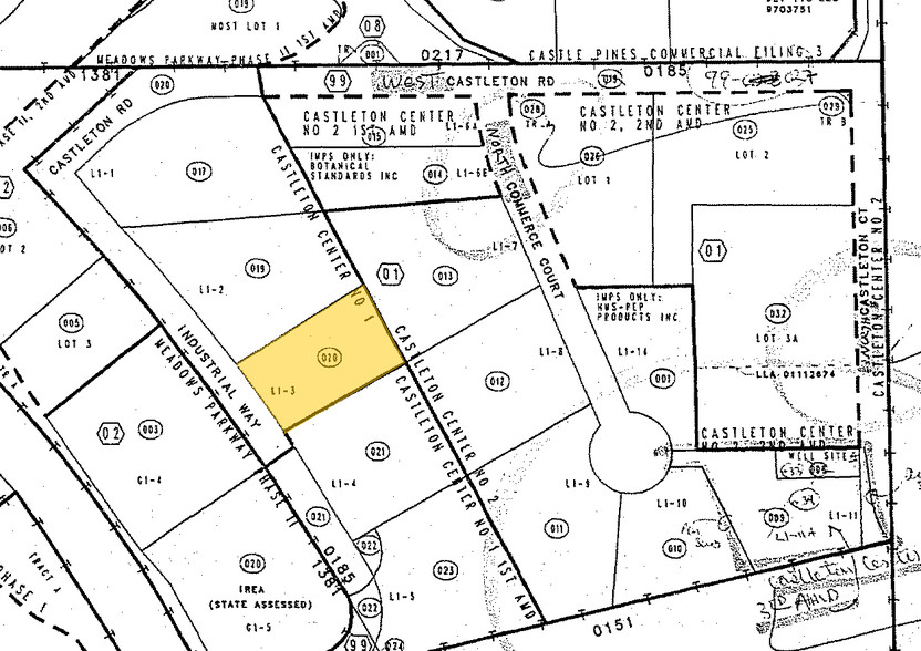 3160 Industrial Way, Castle Rock, CO à louer - Plan cadastral - Image 2 de 6