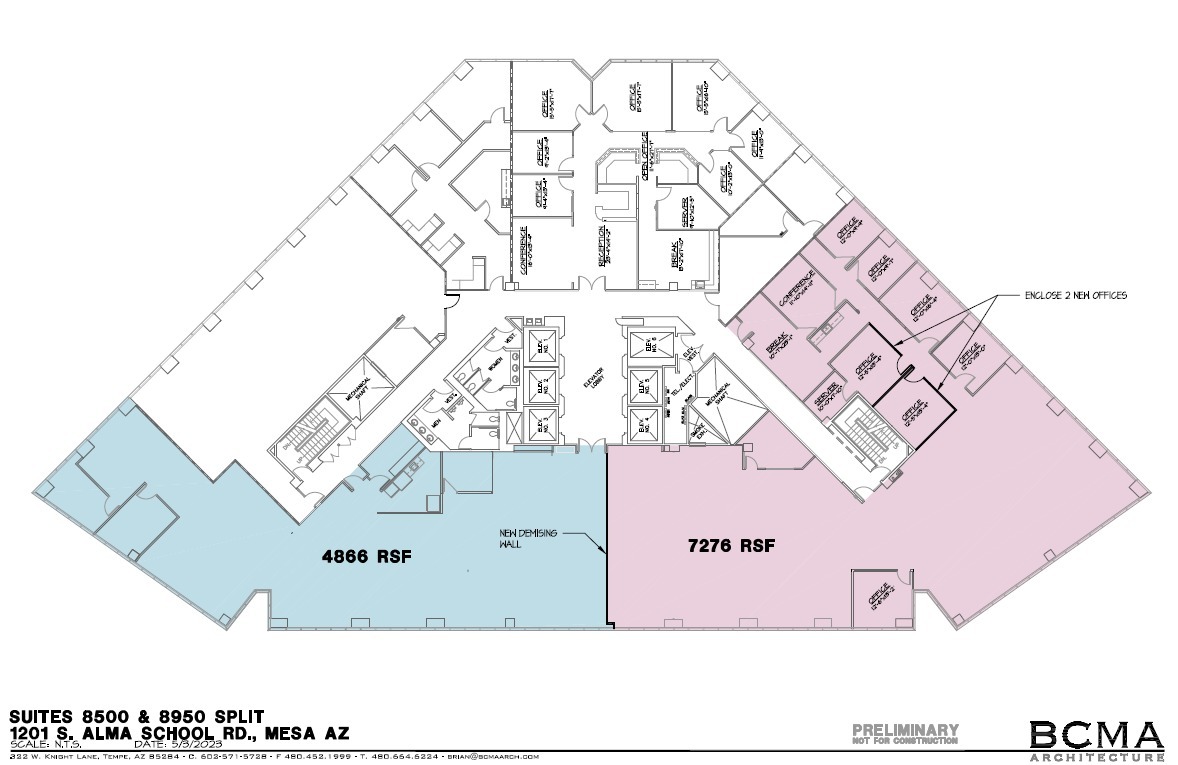 1201 S Alma School Rd, Mesa, AZ for lease Floor Plan- Image 1 of 1