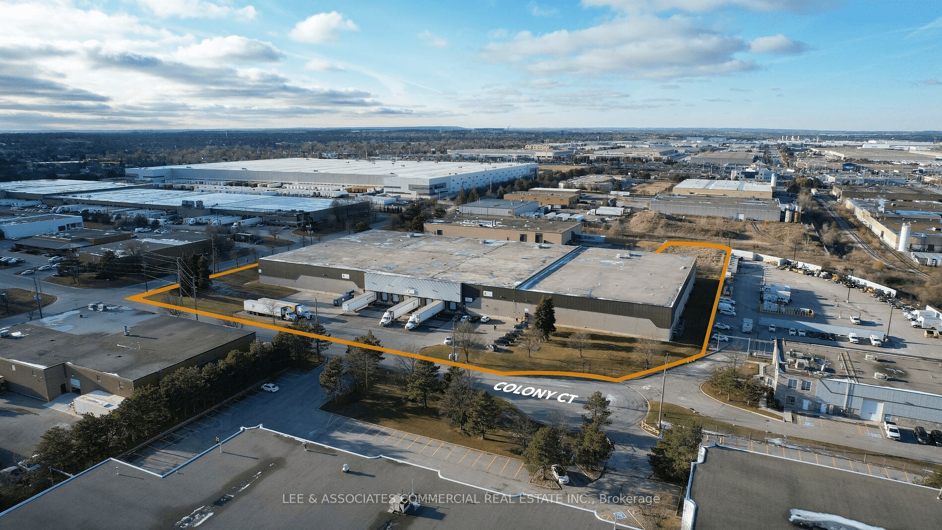 2 Colony Ct, Brampton, ON for lease Aerial- Image 1 of 2