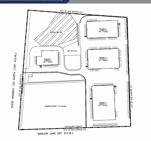 16115 SH-123, San Marcos, TX for lease - Site Plan - Image 3 of 6