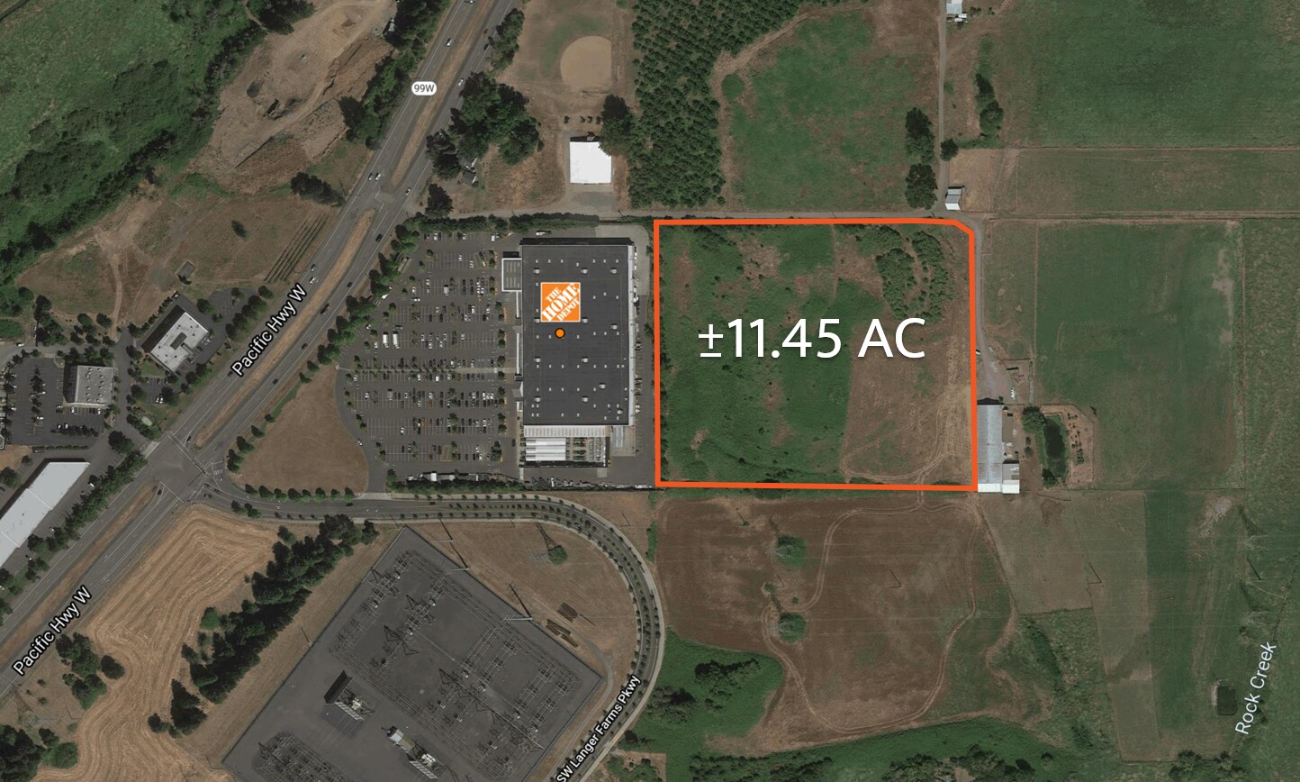 20260 SW Pacific Hwy, Sherwood, OR à vendre Aérien- Image 1 de 4