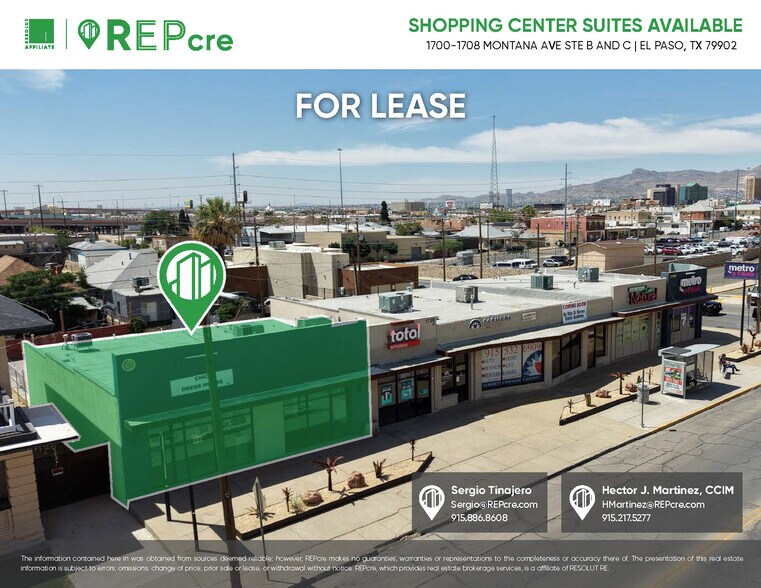 1700-1708 Montana Ave, El Paso, TX for lease - Building Photo - Image 1 of 8