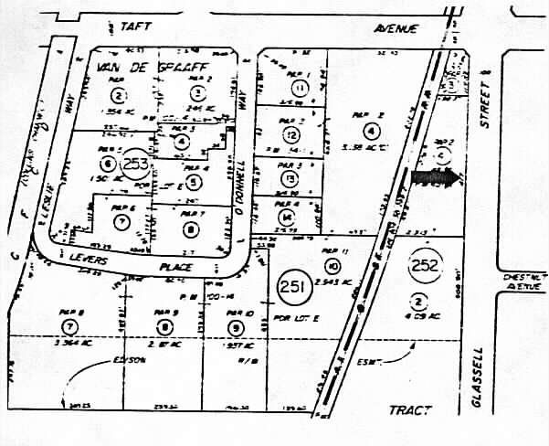 1650 N Glassell St, Orange, CA for lease - Plat Map - Image 2 of 11