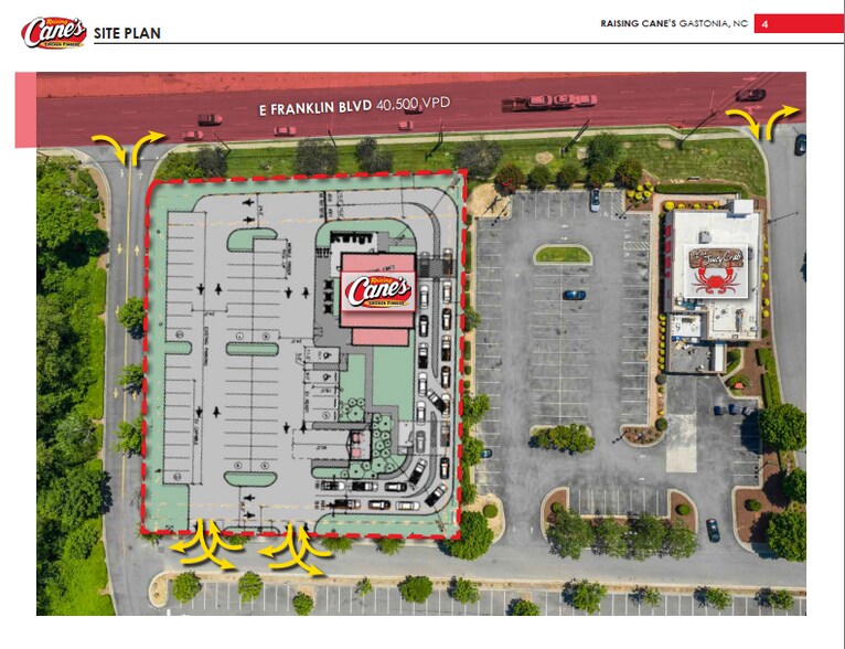 3638 E Franklin Blvd, Gastonia, NC for sale - Building Photo - Image 2 of 5