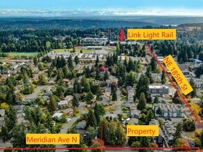 18534 Meridian Ave N, Shoreline, WA - AERIAL  map view - Image1