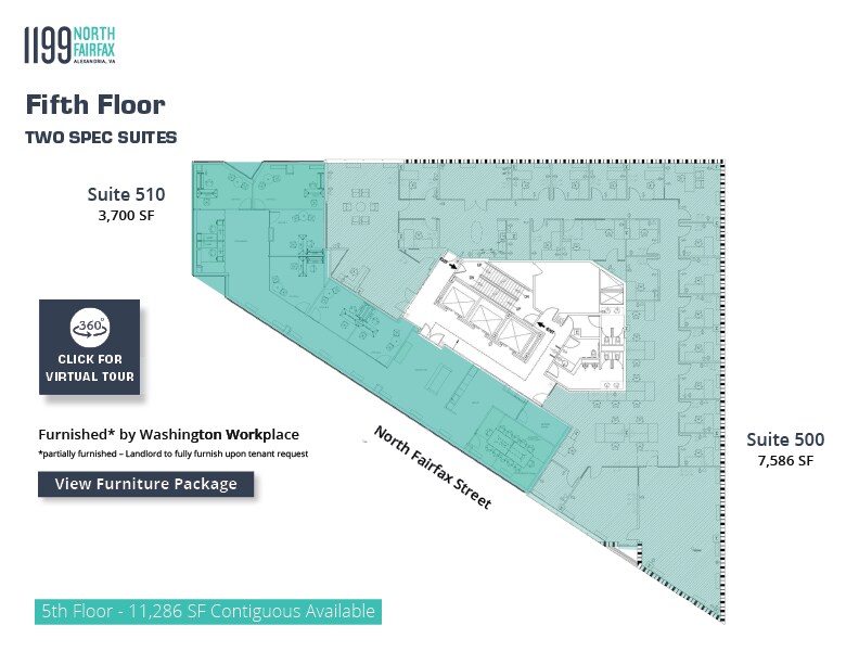 1199 N Fairfax St, Alexandria, VA for lease Floor Plan- Image 1 of 1