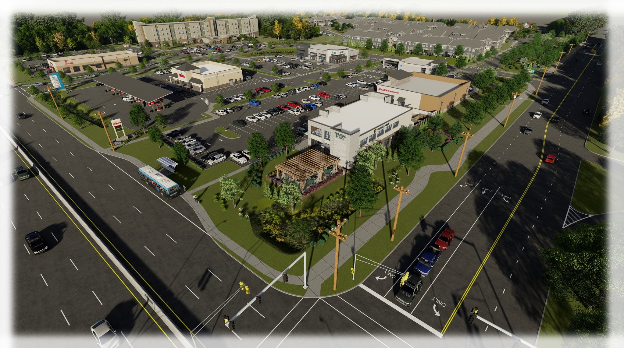 Route 35 & Deal Rd, Oakhurst, NJ à louer Aérien- Image 1 de 5