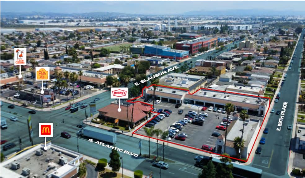 5900-5924 Atlantic Blvd, Maywood, CA for lease - Aerial - Image 2 of 24