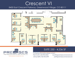 8400 E Crescent Pky, Greenwood Village, CO à louer Plan d  tage- Image 1 de 1