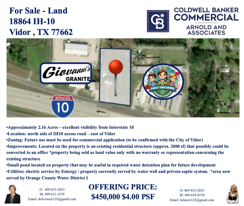 18864 I-10, Vidor, TX for sale Primary Photo- Image 1 of 4