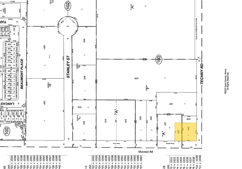 1975 Shermer Rd, Northbrook, IL for lease - Plat Map - Image 2 of 4