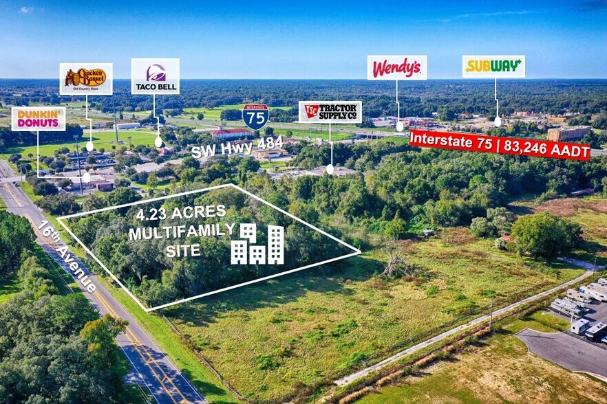 13350 SW 16th Ave, Ocala, FL à vendre - Aérien - Image 2 de 4