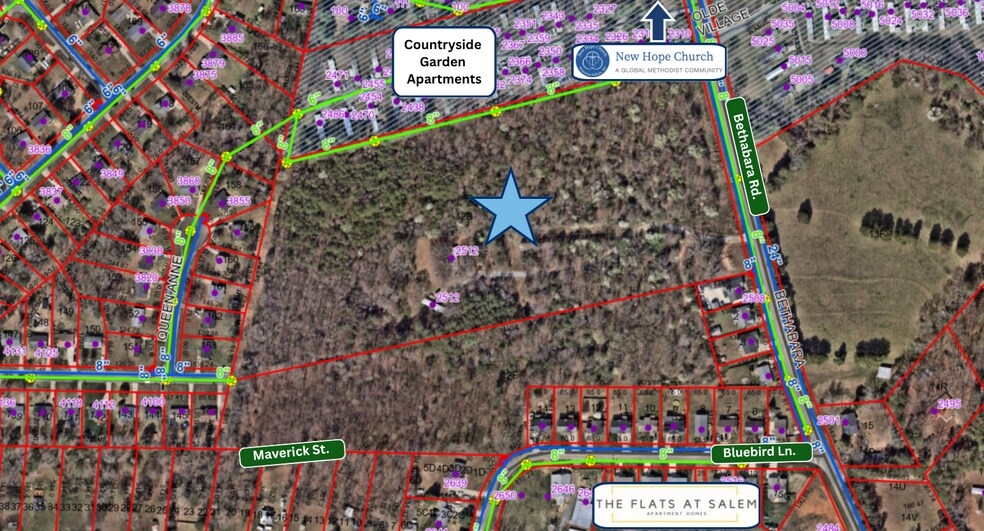 Bethabara Rd. & Bluebird ln, Winston-Salem, NC for sale - Building Photo - Image 2 of 2