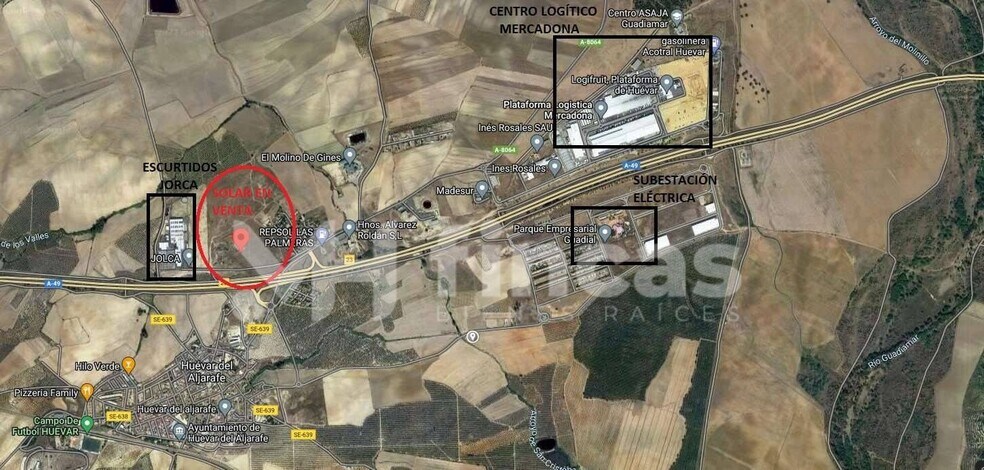 Land in Huévar del Aljarafe, Sevilla for sale - Plat Map - Image 1 of 6