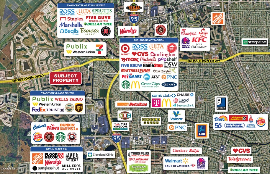 SWC of Crosstown Parkway & SW Fairgreen Road, Port Saint Lucie, FL à vendre - Aérien - Image 2 de 6