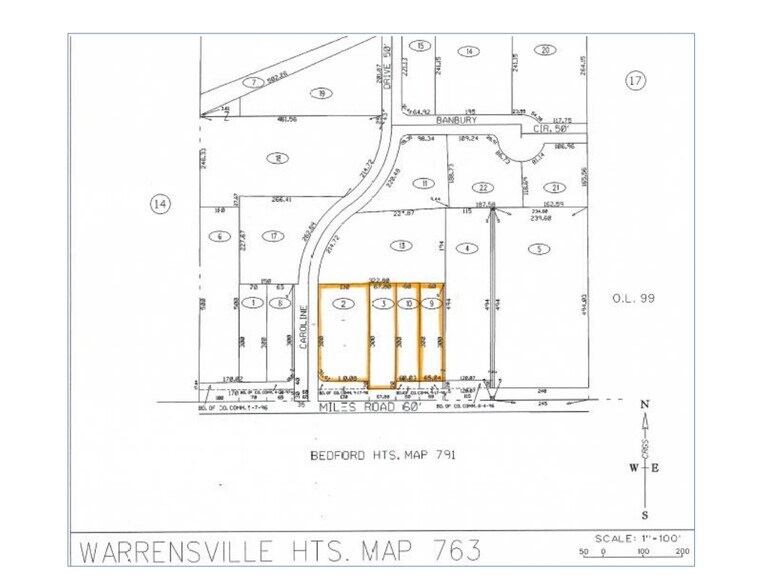 23525 Miles, Warrensville Hts, OH à vendre - Plan cadastral - Image 3 de 3