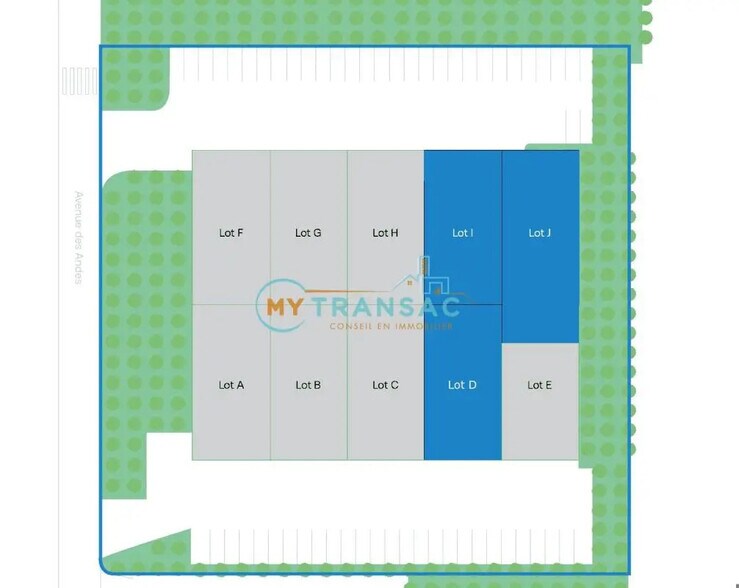 Flex dans Les Ulis à louer - Plan de site - Image 3 de 7