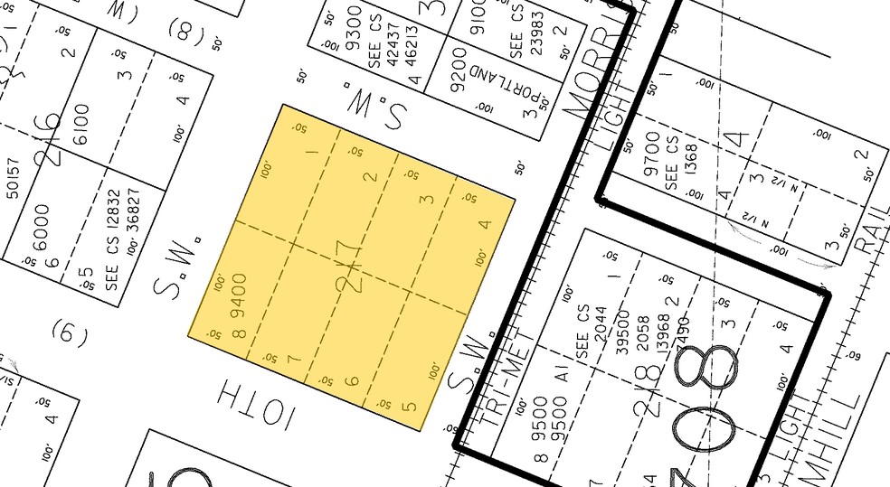 600 SW 10th Ave, Portland, OR à louer - Plan cadastral - Image 2 de 14