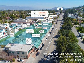 13003-13009 Ventura Blvd, Studio City, CA - Aerial  map view
