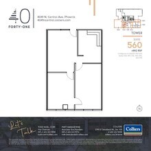 4041 N Central Ave, Phoenix, AZ for lease Floor Plan- Image 1 of 1