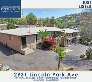 More details for 2931 Lincoln Park Ave, Los Angeles, CA - Multifamily for Sale