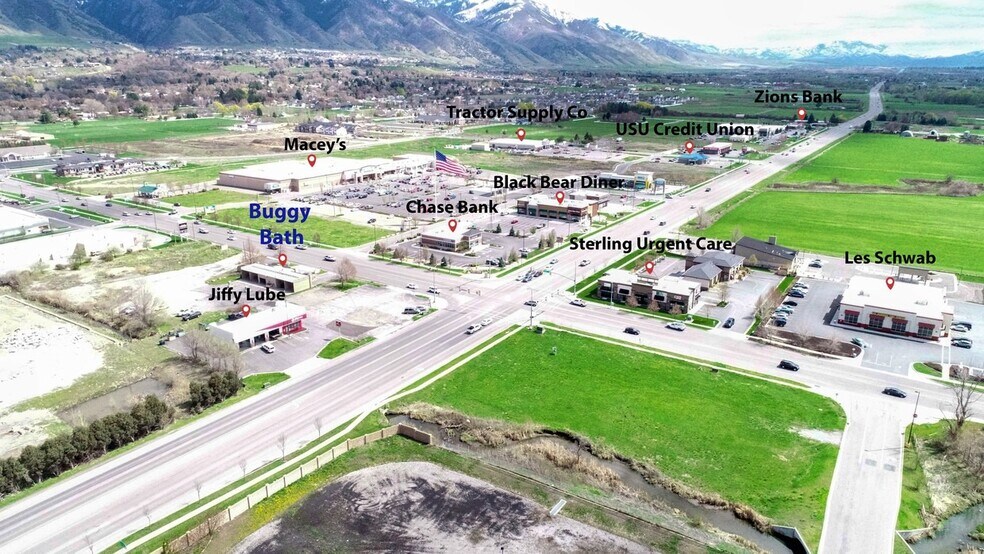 45 E 1200 S, Logan, UT à vendre - Aérien - Image 2 de 6
