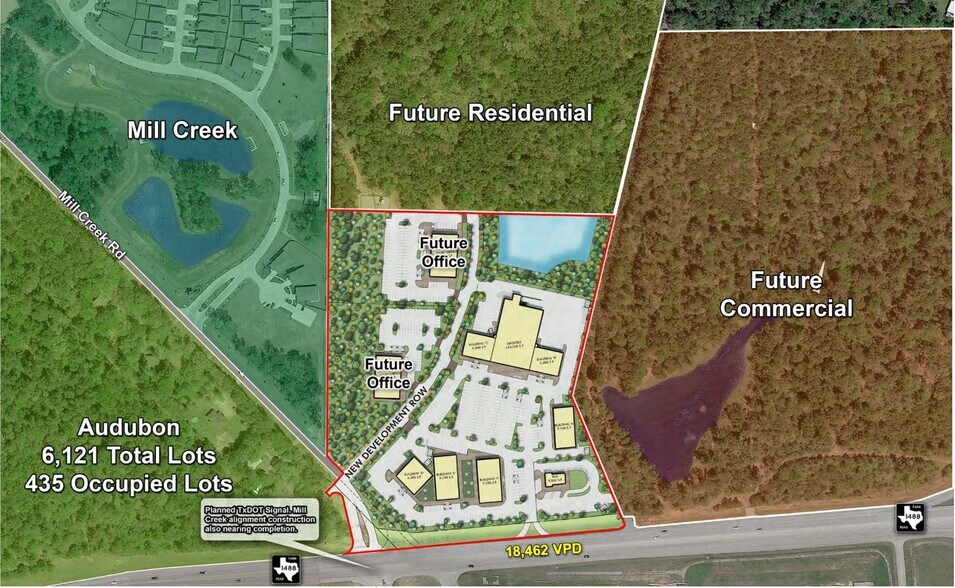 00 Mill Creek Rd, Magnolia, TX à louer - Aérien - Image 3 de 6