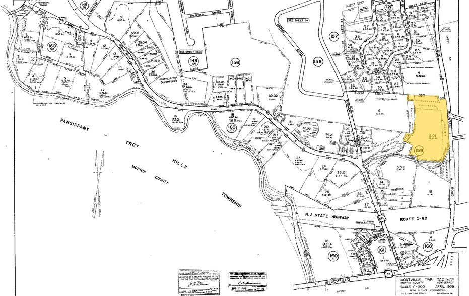342 Changebridge Rd, Pine Brook, NJ à louer - Plan cadastral - Image 1 de 1