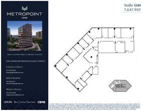 4600 S Ulster St, Denver, CO à louer Plan d’étage- Image 1 de 1
