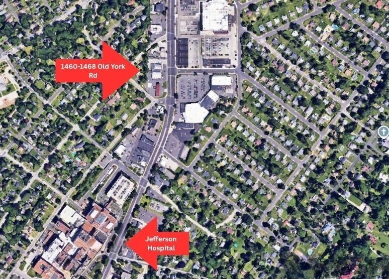 1460 - 1468 Old York Rd portfolio of 2 properties for sale on LoopNet.ca - Aerial - Image 3 of 5