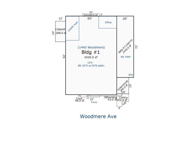 1445 Woodmere Ave, Traverse City, MI à vendre - Plan d’étage - Image 2 de 2