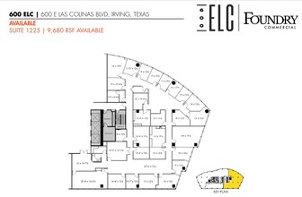 600 E Las Colinas Blvd, Irving, TX à louer Plan d  tage- Image 1 de 1