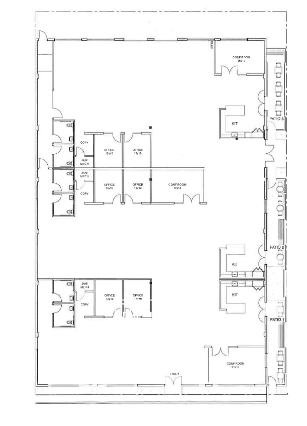 1751 Berkeley St, Santa Monica, CA à louer Plan d’étage- Image 1 de 2