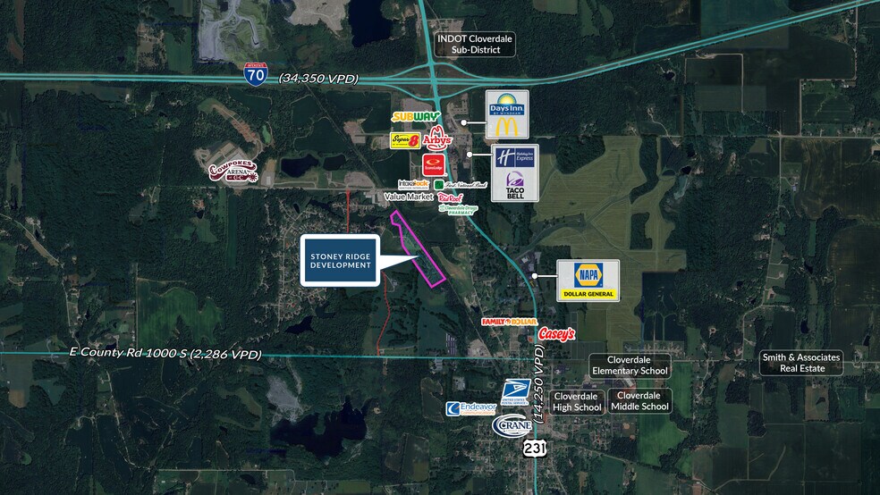 2047 Get Away Place, Cloverdale, IN à vendre - Photo du bâtiment - Image 3 de 5