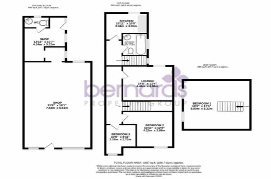 289 Copnor Rd, Portsmouth à vendre - Plan d’étage - Image 3 de 3