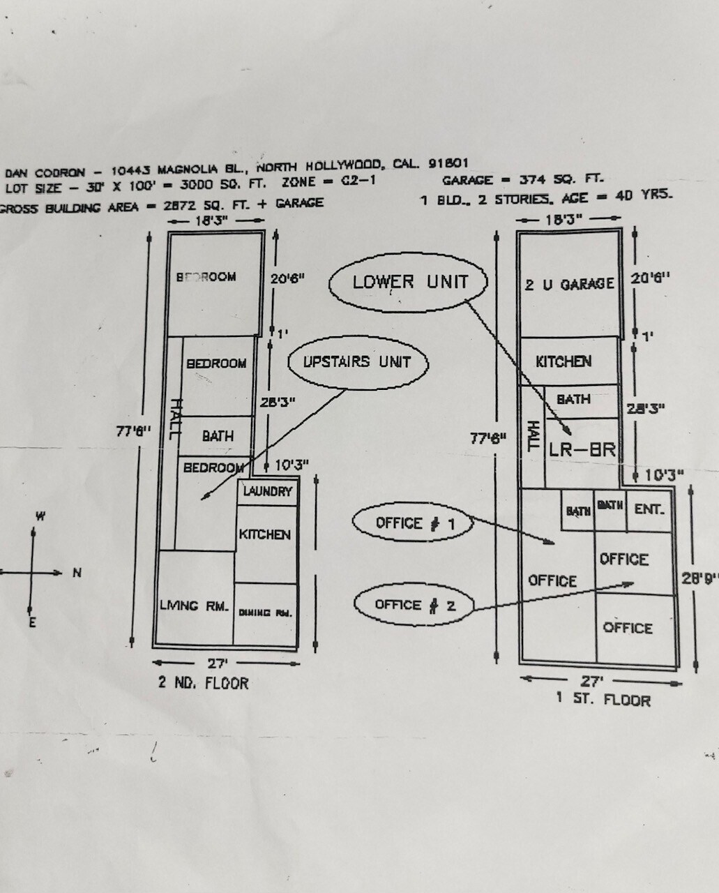 10443-10445 Magnolia Blvd, North Hollywood, CA à vendre Photo principale- Image 1 de 22