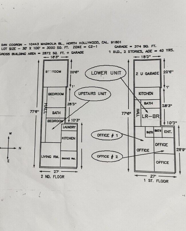 More details for 10443-10445 Magnolia Blvd, North Hollywood, CA - Office for Sale