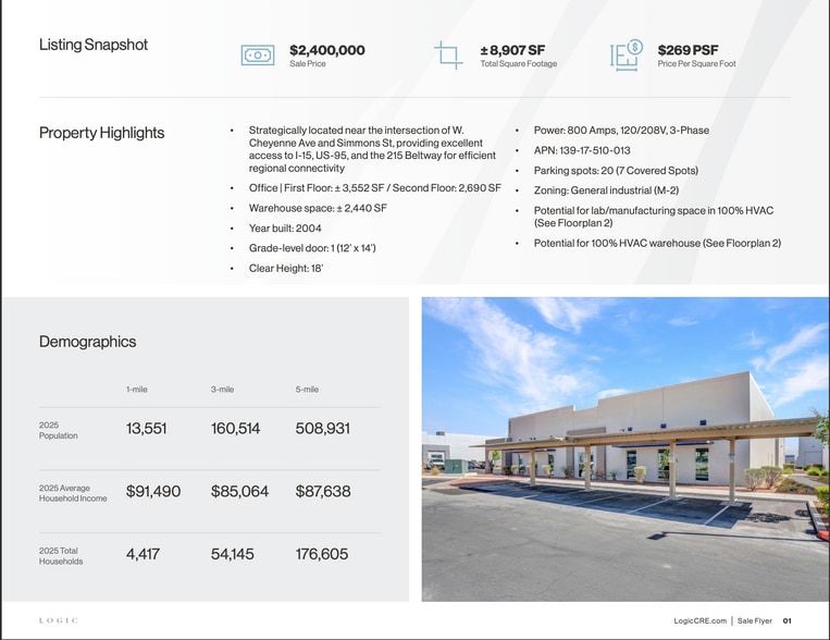 2645 W Cheyenne Ave, North Las Vegas, NV for sale - Building Photo - Image 2 of 76