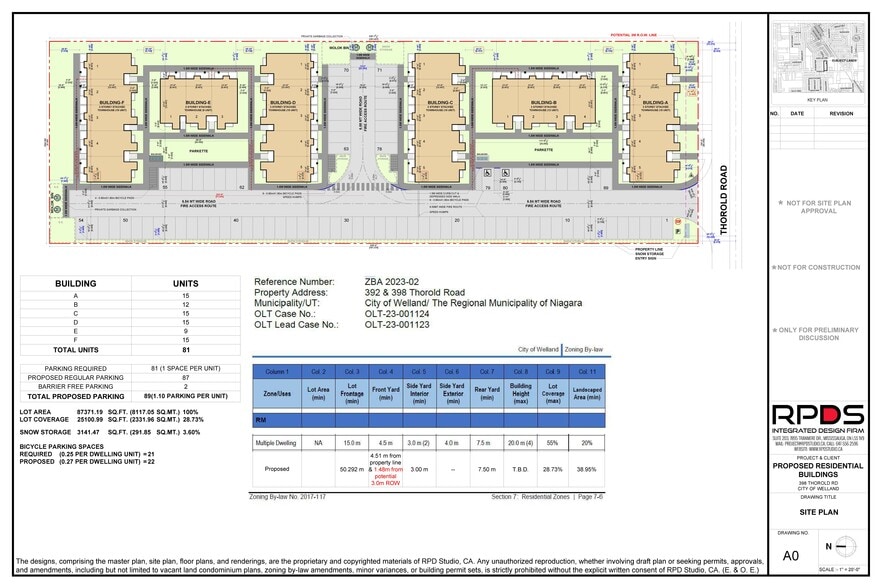 392 Thorold Rd, Welland, ON à vendre - Plan de site - Image 2 de 2